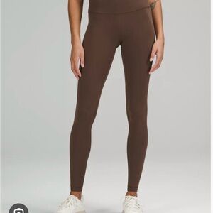 Limited editionJava Lululemon Wunder Train High-Rise Tight Leggings 25”